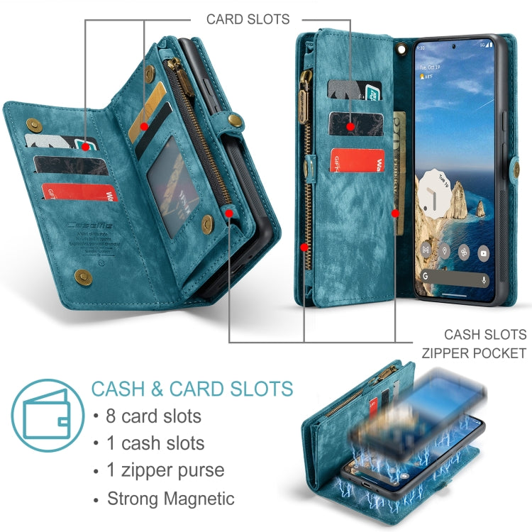For Google Pixel 9 Pro XL CaseMe 008 Detachable Multifunctional Leather Phone Case