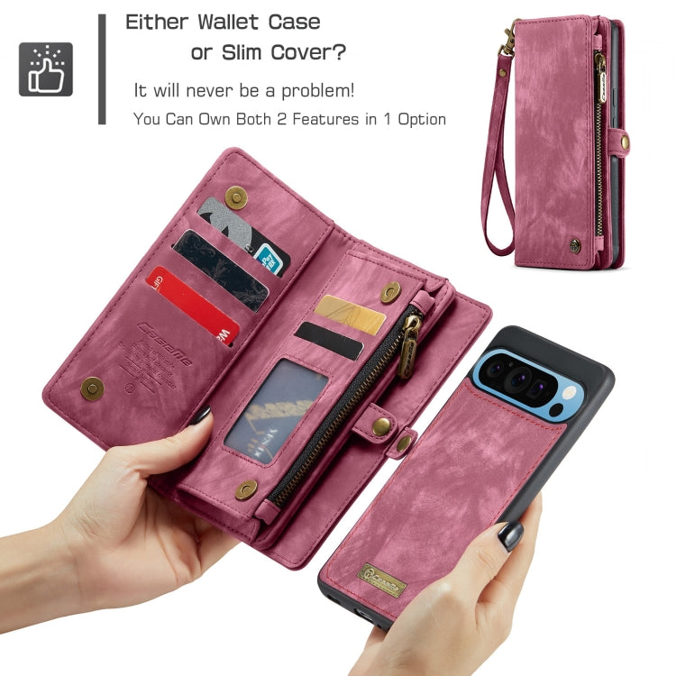 For Google Pixel 9 Pro XL CaseMe 008 Detachable Multifunctional Leather Phone Case