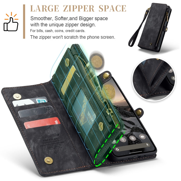 For Google Pixel 9 Pro XL CaseMe 008 Detachable Multifunctional Leather Phone Case