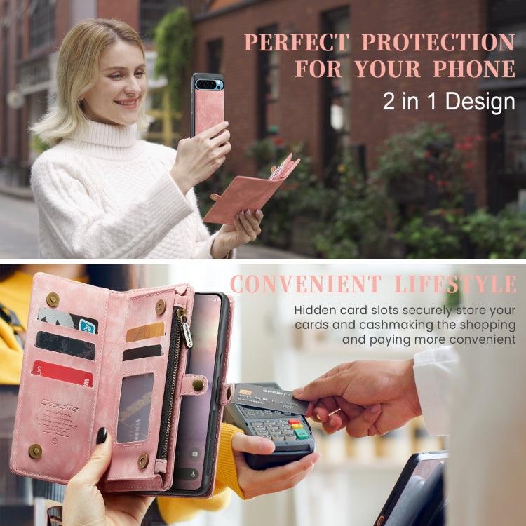 For Google Pixel 9 Pro XL CaseMe 008 Detachable Multifunctional Leather Phone Case