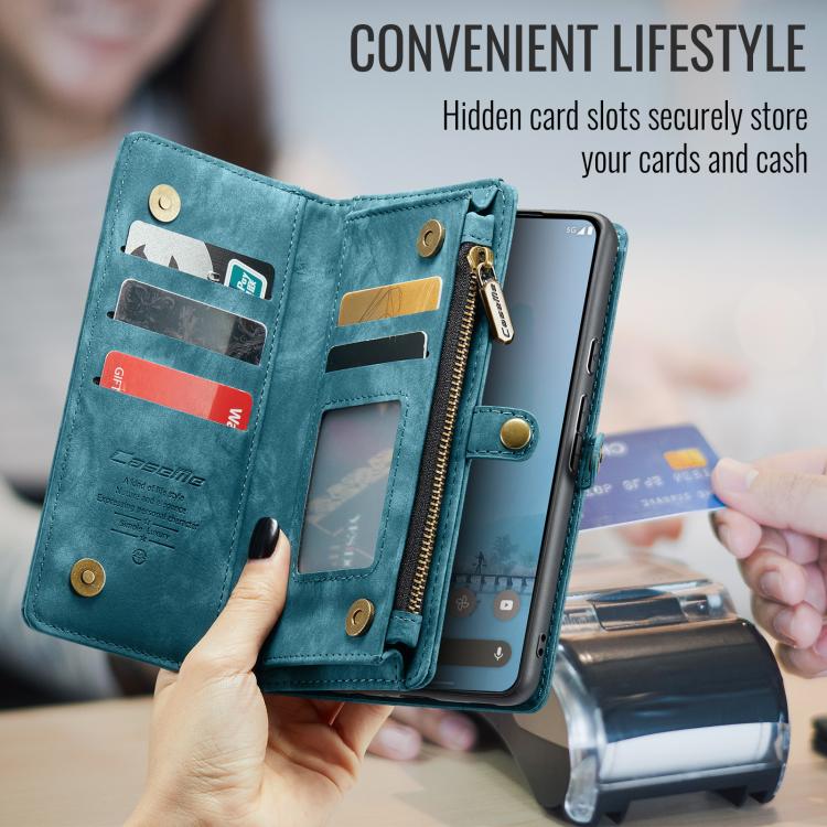 For Google Pixel 9a CaseMe 008 Detachable Multifunctional Leather Phone Case