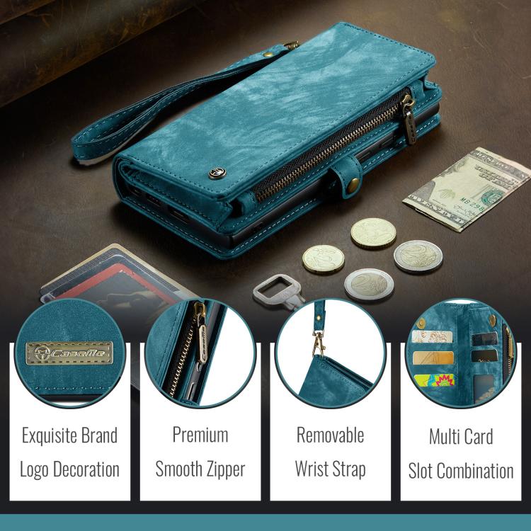 For Google Pixel 9a CaseMe 008 Detachable Multifunctional Leather Phone Case