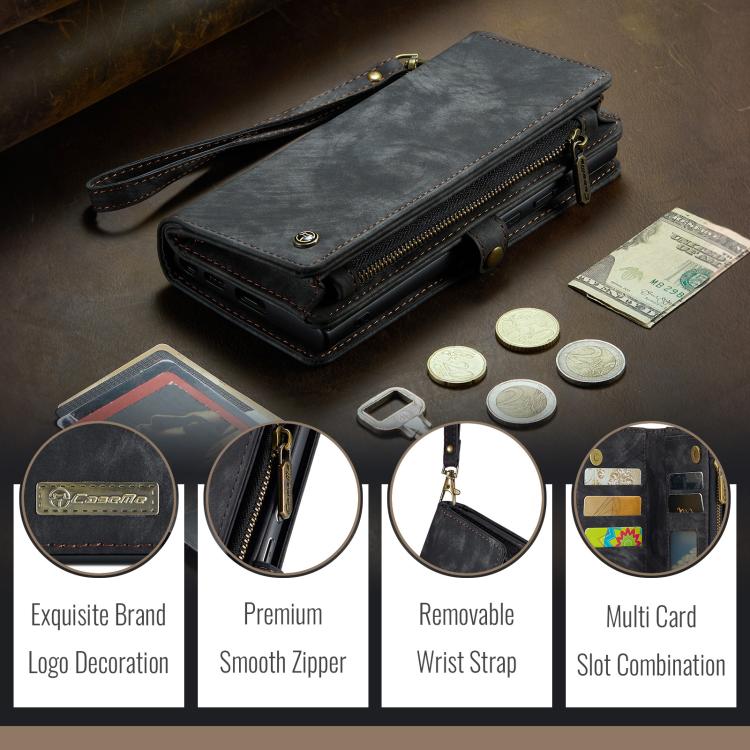 For Google Pixel 9a CaseMe 008 Detachable Multifunctional Leather Phone Case