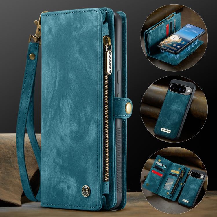 For Google Pixel 10 / 10 Pro CaseMe 008 Detachable Multifunctional Leather Phone Case