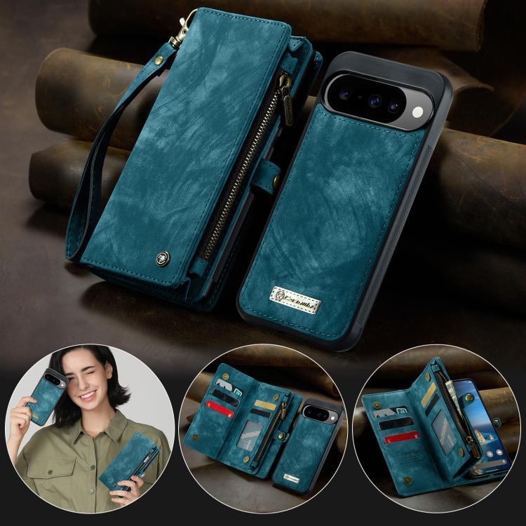 For Google Pixel 10 / 10 Pro CaseMe 008 Detachable Multifunctional Leather Phone Case