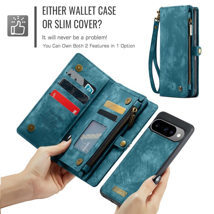 For Google Pixel 10 / 10 Pro CaseMe 008 Detachable Multifunctional Leather Phone Case