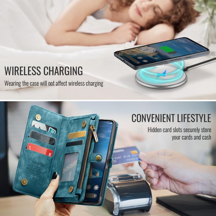 For Google Pixel 10 Pro XL CaseMe 008 Detachable Multifunctional Leather Phone Case
