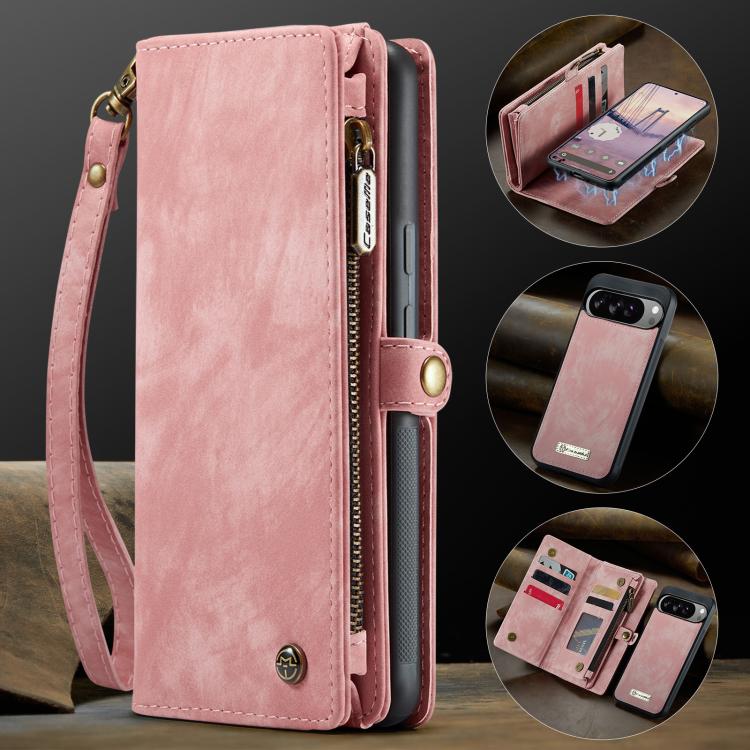 For Google Pixel 10 Pro XL CaseMe 008 Detachable Multifunctional Leather Phone Case