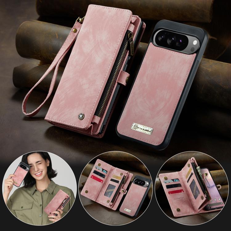 For Google Pixel 10 Pro XL CaseMe 008 Detachable Multifunctional Leather Phone Case