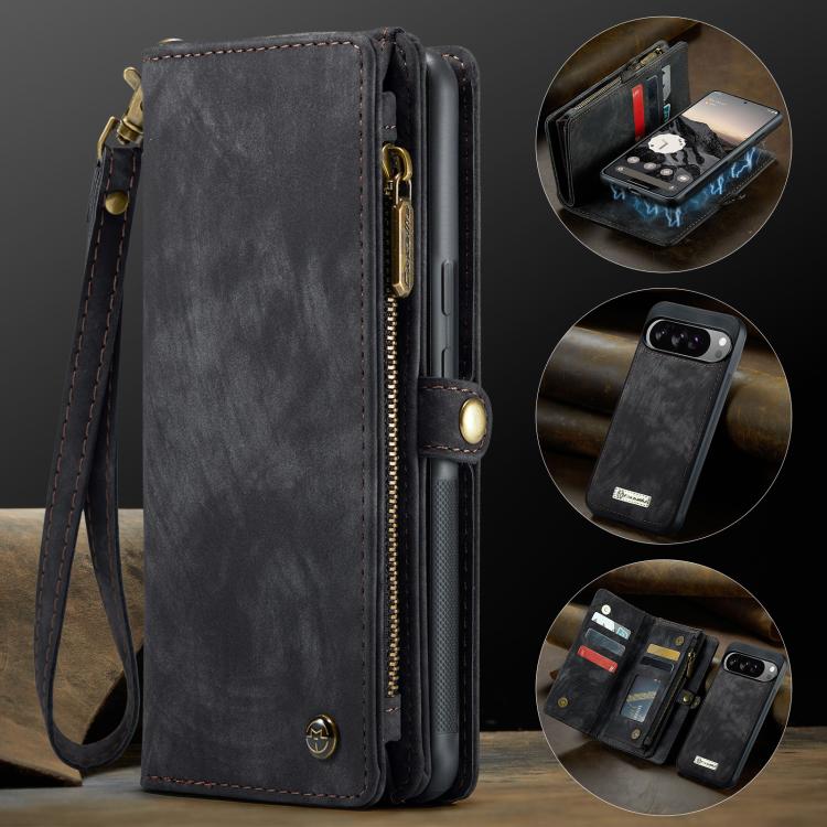 For Google Pixel 10 Pro XL CaseMe 008 Detachable Multifunctional Leather Phone Case
