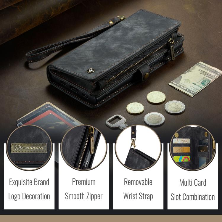 For Google Pixel 10 Pro XL CaseMe 008 Detachable Multifunctional Leather Phone Case