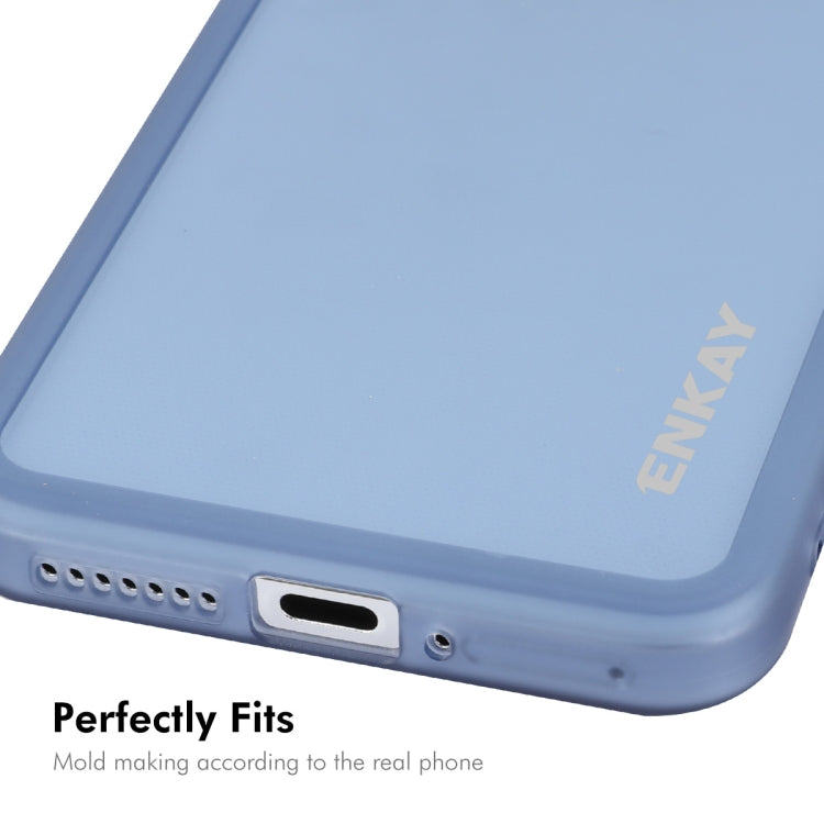 For Xiaomi 14 Pro ENKAY Hat-Prince Translucent Matte TPU Phone Case with Lens Film