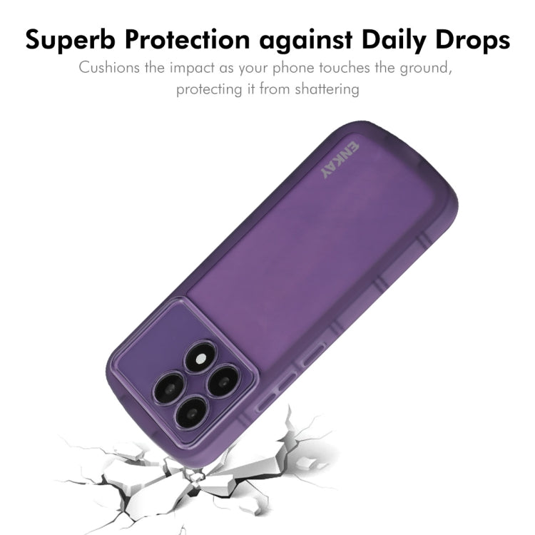 For Redmi K70E ENKAY Hat-Prince Translucent Matte TPU Shockproof Phone Case