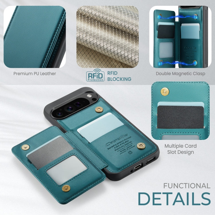 For Google Pixel 9 Pro XL CaseMe C22 Card Slots Holder RFID Anti-theft Phone Case