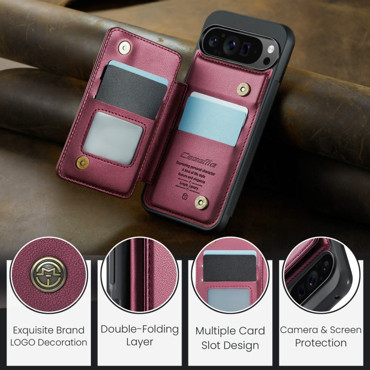 For Google Pixel 9 Pro XL CaseMe C22 Card Slots Holder RFID Anti-theft Phone Case