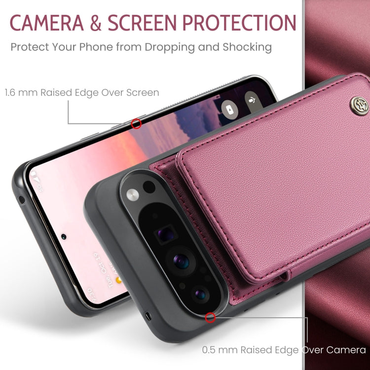 For Google Pixel 9 Pro XL CaseMe C22 Card Slots Holder RFID Anti-theft Phone Case