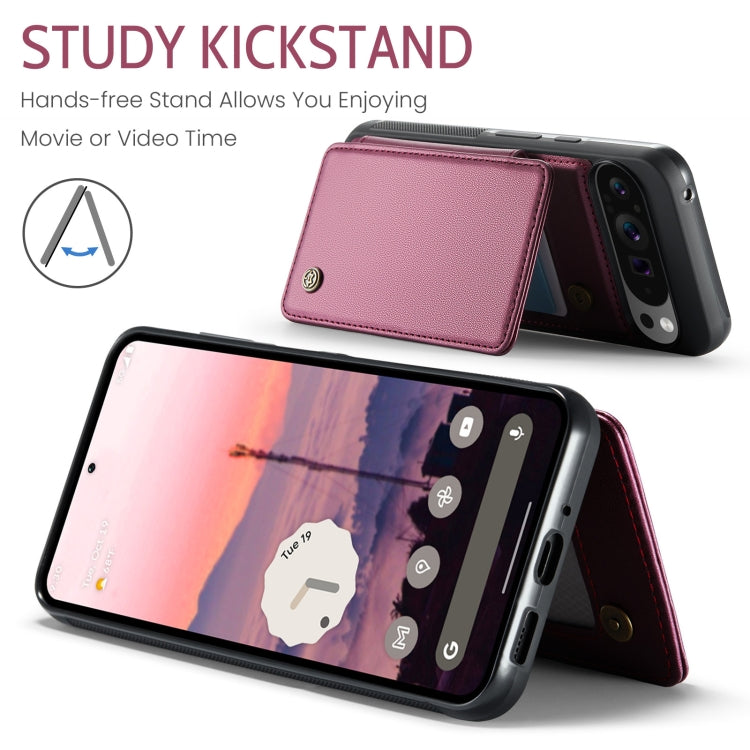 For Google Pixel 9 Pro XL CaseMe C22 Card Slots Holder RFID Anti-theft Phone Case