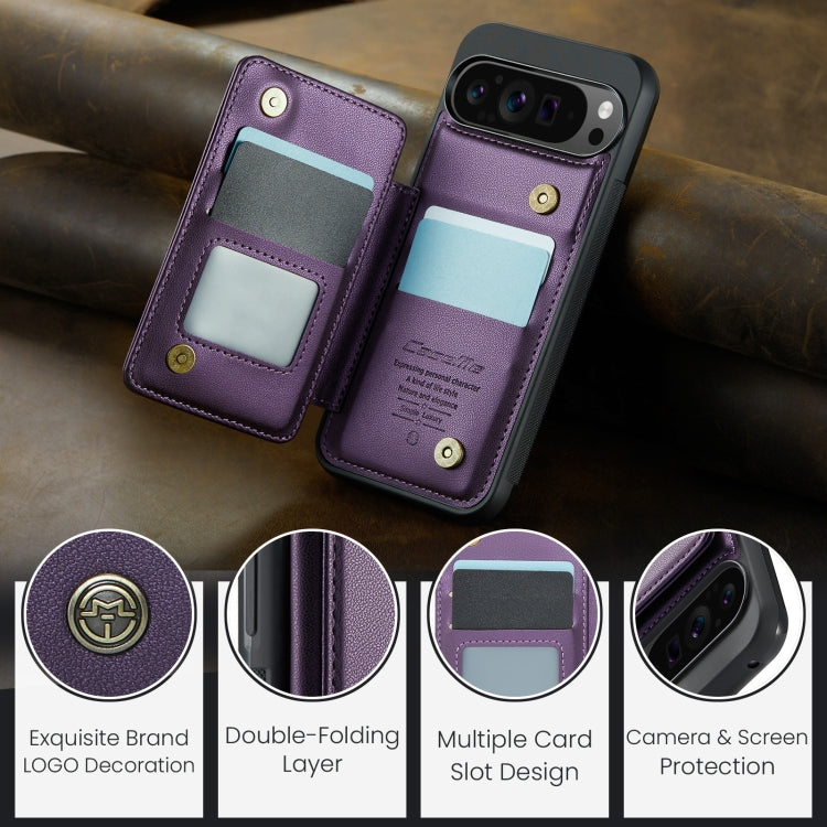 For Google Pixel 9 Pro XL CaseMe C22 Card Slots Holder RFID Anti-theft Phone Case