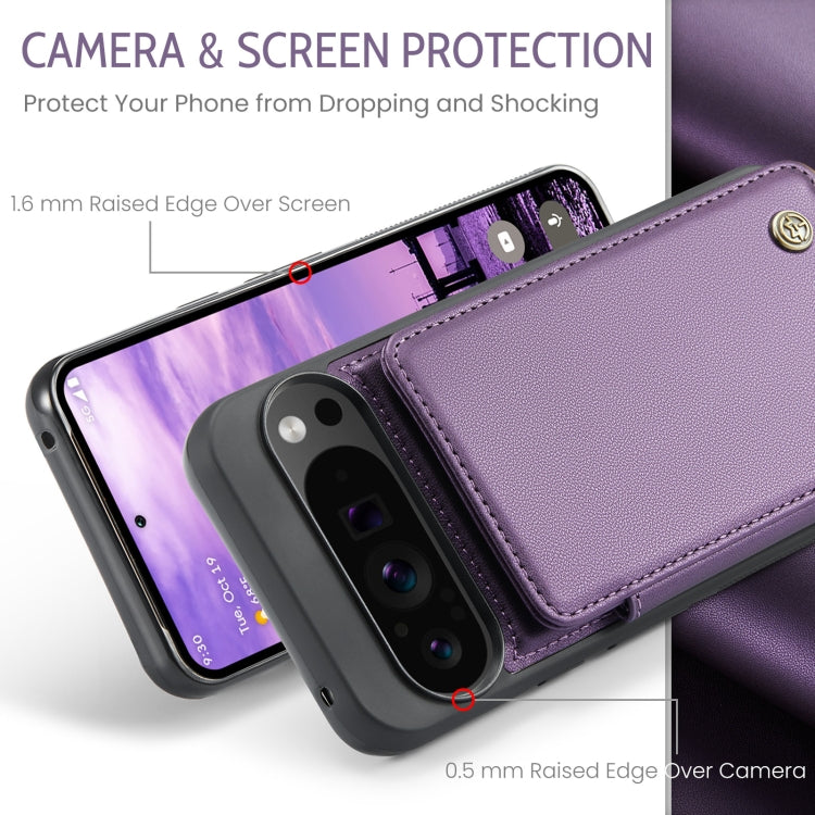 For Google Pixel 9 Pro XL CaseMe C22 Card Slots Holder RFID Anti-theft Phone Case