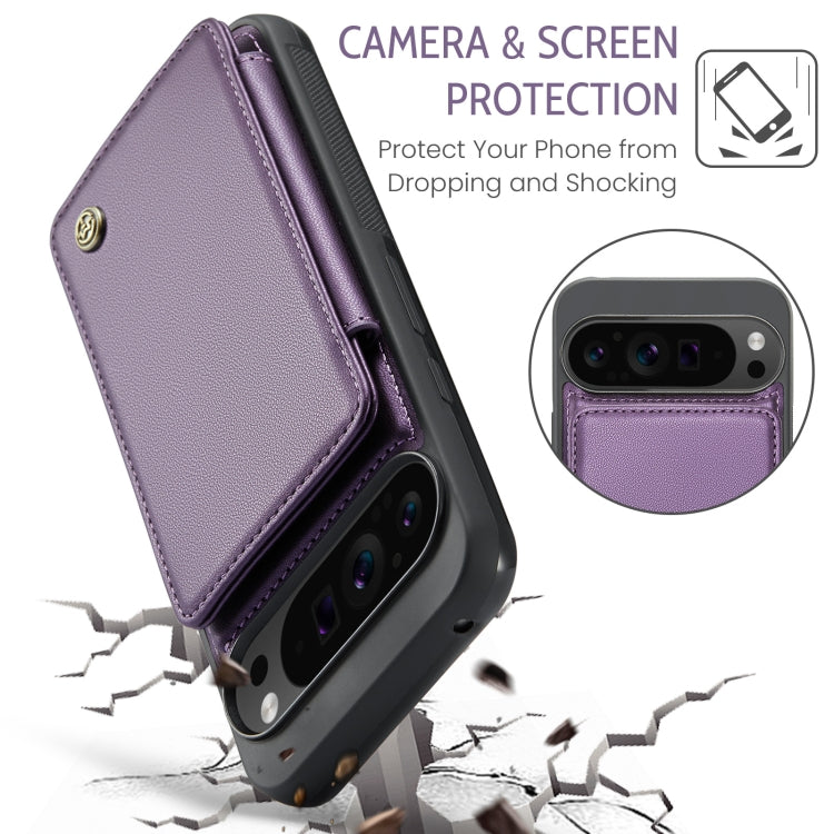For Google Pixel 9 Pro XL CaseMe C22 Card Slots Holder RFID Anti-theft Phone Case