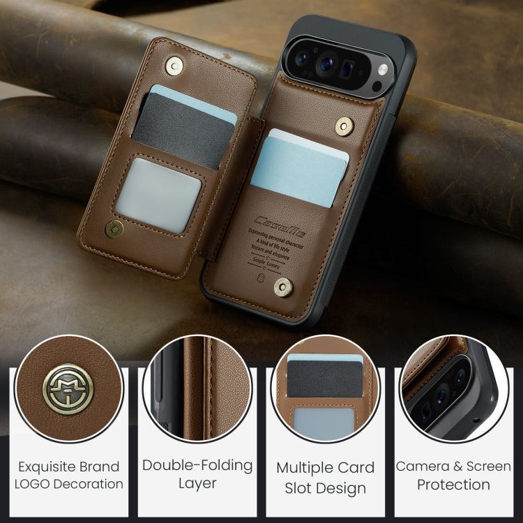 For Google Pixel 9 Pro XL CaseMe C22 Card Slots Holder RFID Anti-theft Phone Case