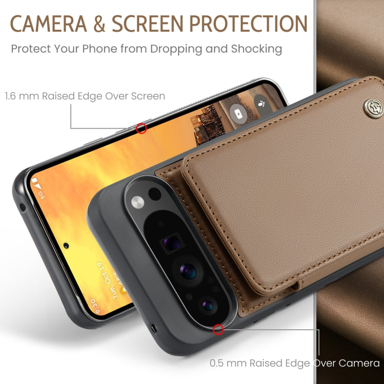 For Google Pixel 9 Pro XL CaseMe C22 Card Slots Holder RFID Anti-theft Phone Case
