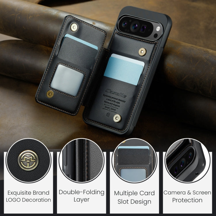 For Google Pixel 9 Pro XL CaseMe C22 Card Slots Holder RFID Anti-theft Phone Case