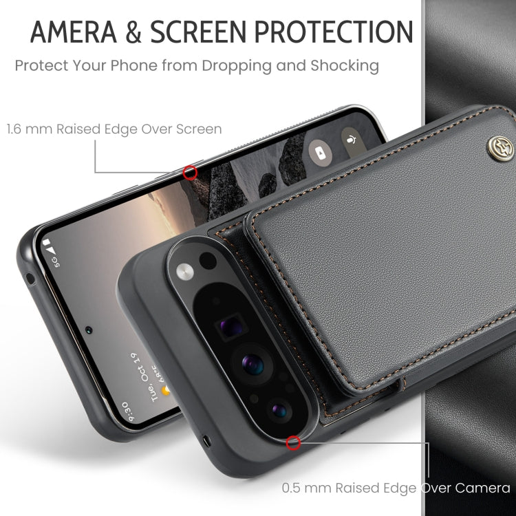 For Google Pixel 9 Pro XL CaseMe C22 Card Slots Holder RFID Anti-theft Phone Case