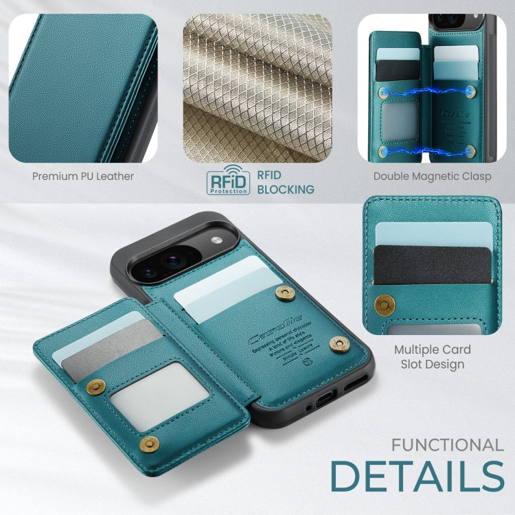 For Google Pixel 9 / 9 Pro CaseMe C22 Card Slots Holder RFID Anti-theft Phone Case