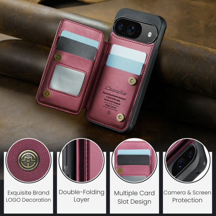 For Google Pixel 9 / 9 Pro CaseMe C22 Card Slots Holder RFID Anti-theft Phone Case