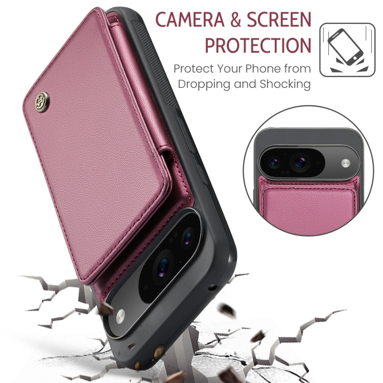 For Google Pixel 9 / 9 Pro CaseMe C22 Card Slots Holder RFID Anti-theft Phone Case