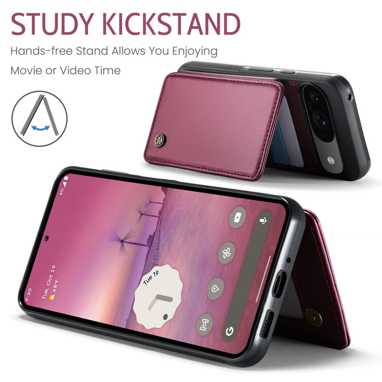 For Google Pixel 9 / 9 Pro CaseMe C22 Card Slots Holder RFID Anti-theft Phone Case