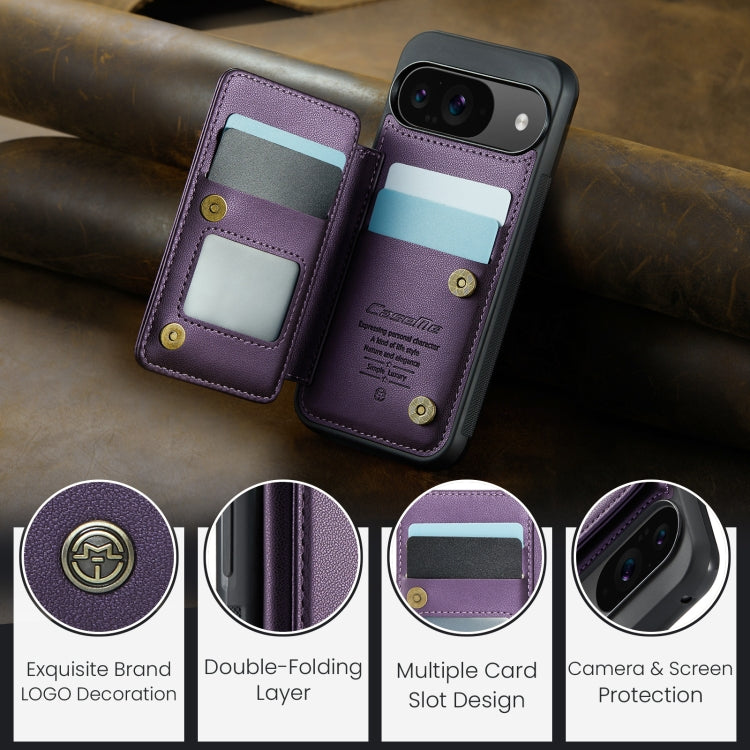 For Google Pixel 9 / 9 Pro CaseMe C22 Card Slots Holder RFID Anti-theft Phone Case