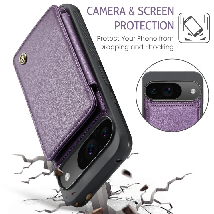 For Google Pixel 9 / 9 Pro CaseMe C22 Card Slots Holder RFID Anti-theft Phone Case