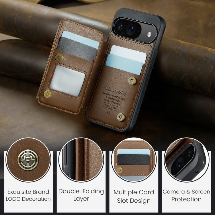 For Google Pixel 9 / 9 Pro CaseMe C22 Card Slots Holder RFID Anti-theft Phone Case