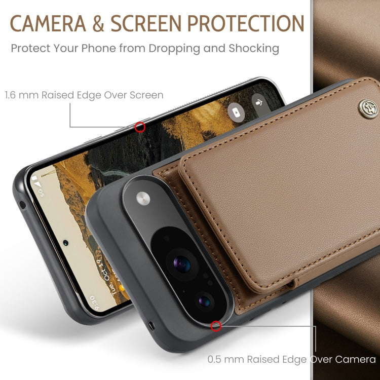 For Google Pixel 9 / 9 Pro CaseMe C22 Card Slots Holder RFID Anti-theft Phone Case