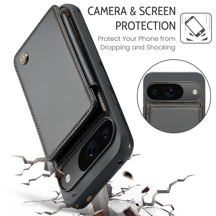 For Google Pixel 9 / 9 Pro CaseMe C22 Card Slots Holder RFID Anti-theft Phone Case