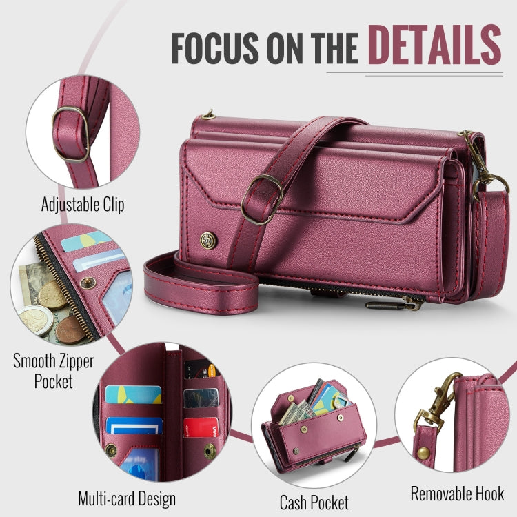 For Google  Pixel 10 / 10 Pro / 9 CaseMe C36 Card Slots Zipper Wallet RFID Anti-theft Leather Phone Case