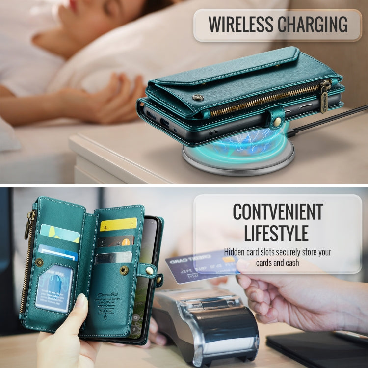 For Google  Pixel 10 / 10 Pro / 9 CaseMe C36 Card Slots Zipper Wallet RFID Anti-theft Leather Phone Case