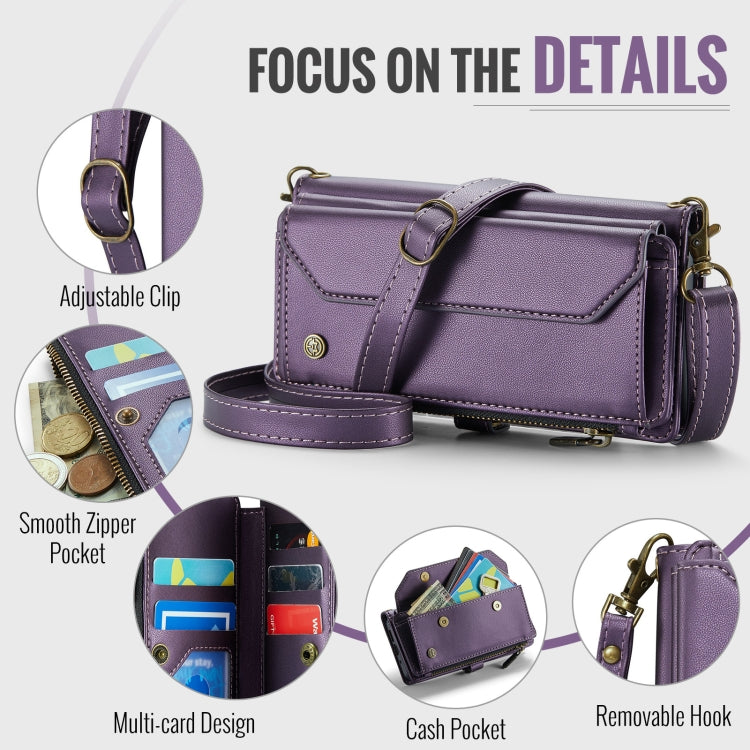 For Google  Pixel 10 / 10 Pro / 9 CaseMe C36 Card Slots Zipper Wallet RFID Anti-theft Leather Phone Case