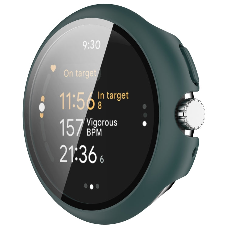 For Google Pixel Watch 3 45mm PC + Tempered Film Integrated Watch Protective Case