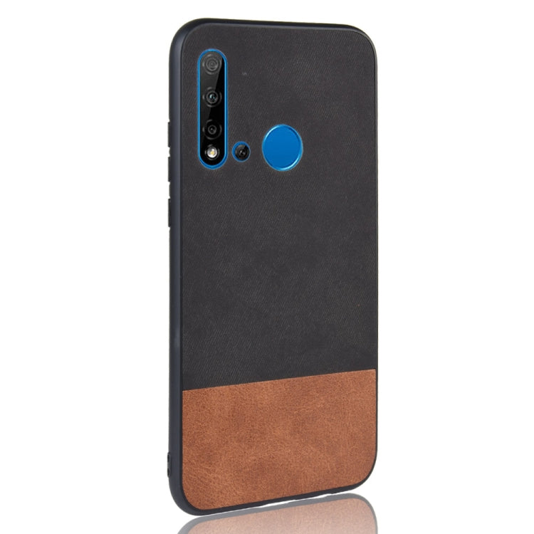 Shockproof Color Matching Denim PC + PU + TPU Protective Case for Huawei nova 5i / P20 Lite 2019