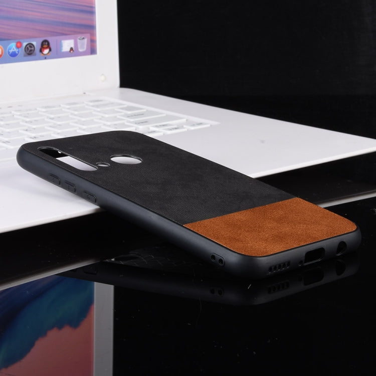 Shockproof Color Matching Denim PC + PU + TPU Protective Case for Huawei nova 5i / P20 Lite 2019