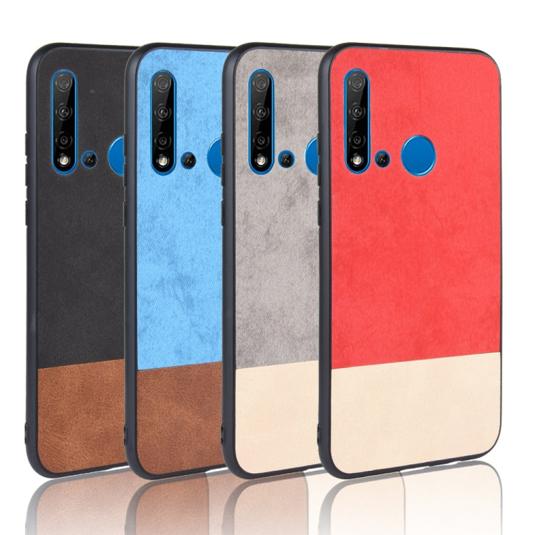 Shockproof Color Matching Denim PC + PU + TPU Protective Case for Huawei nova 5i / P20 Lite 2019
