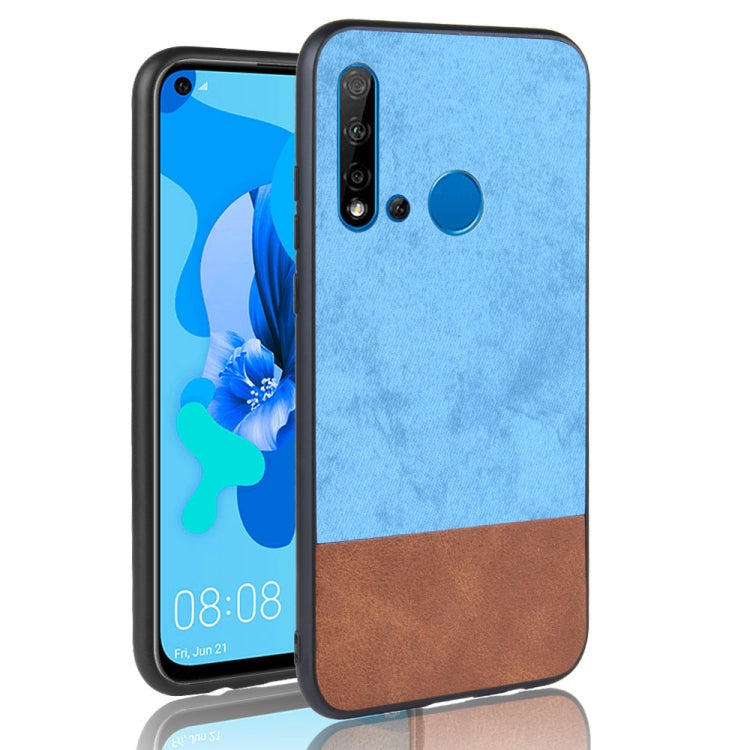 Shockproof Color Matching Denim PC + PU + TPU Protective Case for Huawei nova 5i / P20 Lite 2019