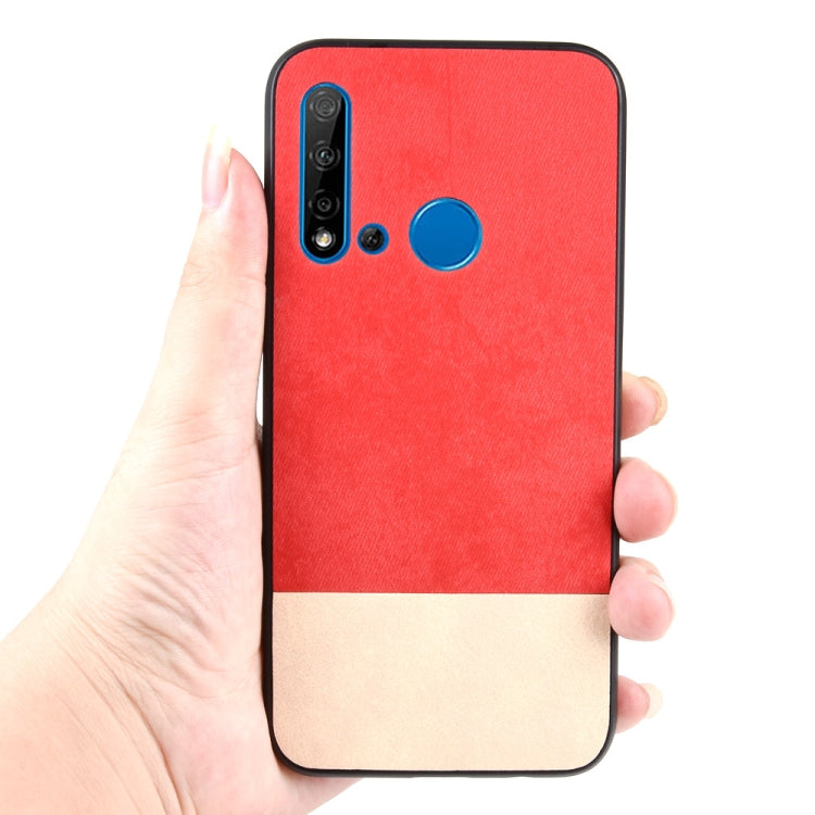 Shockproof Color Matching Denim PC + PU + TPU Protective Case for Huawei nova 5i / P20 Lite 2019