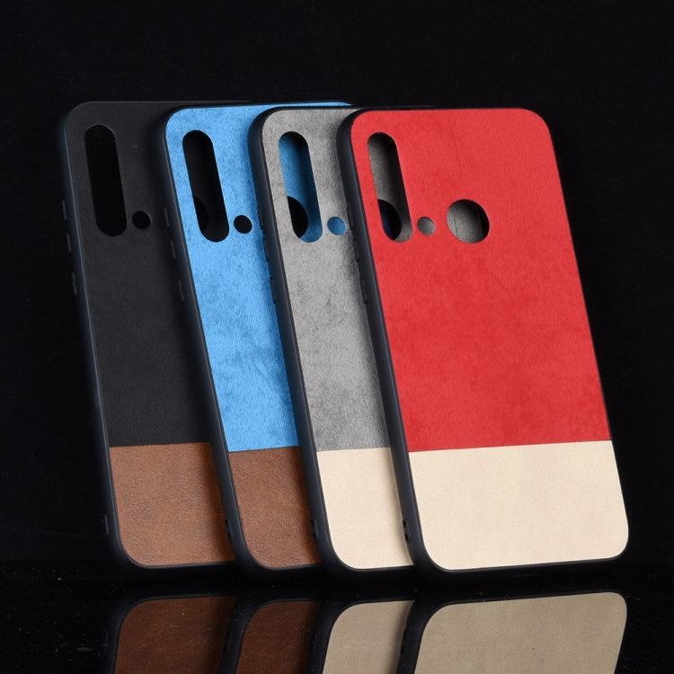 Shockproof Color Matching Denim PC + PU + TPU Protective Case for Huawei nova 5i / P20 Lite 2019
