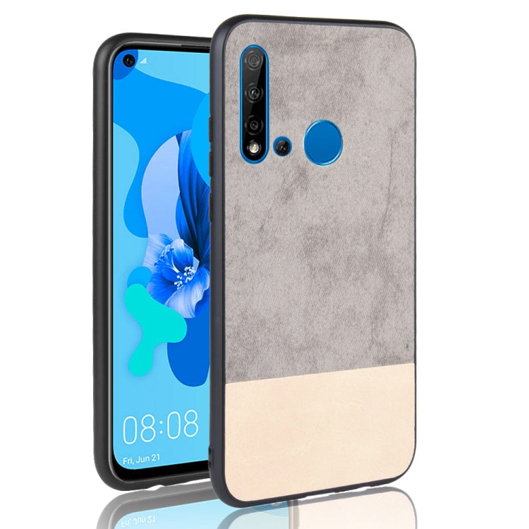 Shockproof Color Matching Denim PC + PU + TPU Protective Case for Huawei nova 5i / P20 Lite 2019
