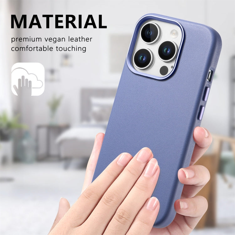 For iPhone 15 Pro Electroplated Metal Button MagSafe Phone Case