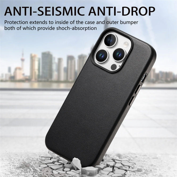 For iPhone 14 Pro Electroplated Metal Button MagSafe Phone Case